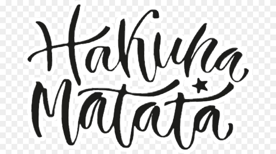 Words Hakunamatata Lionsking Knigderlwen Disney Printable Hakuna Matata Quotes, Calligraphy, Handwriting, Text Png