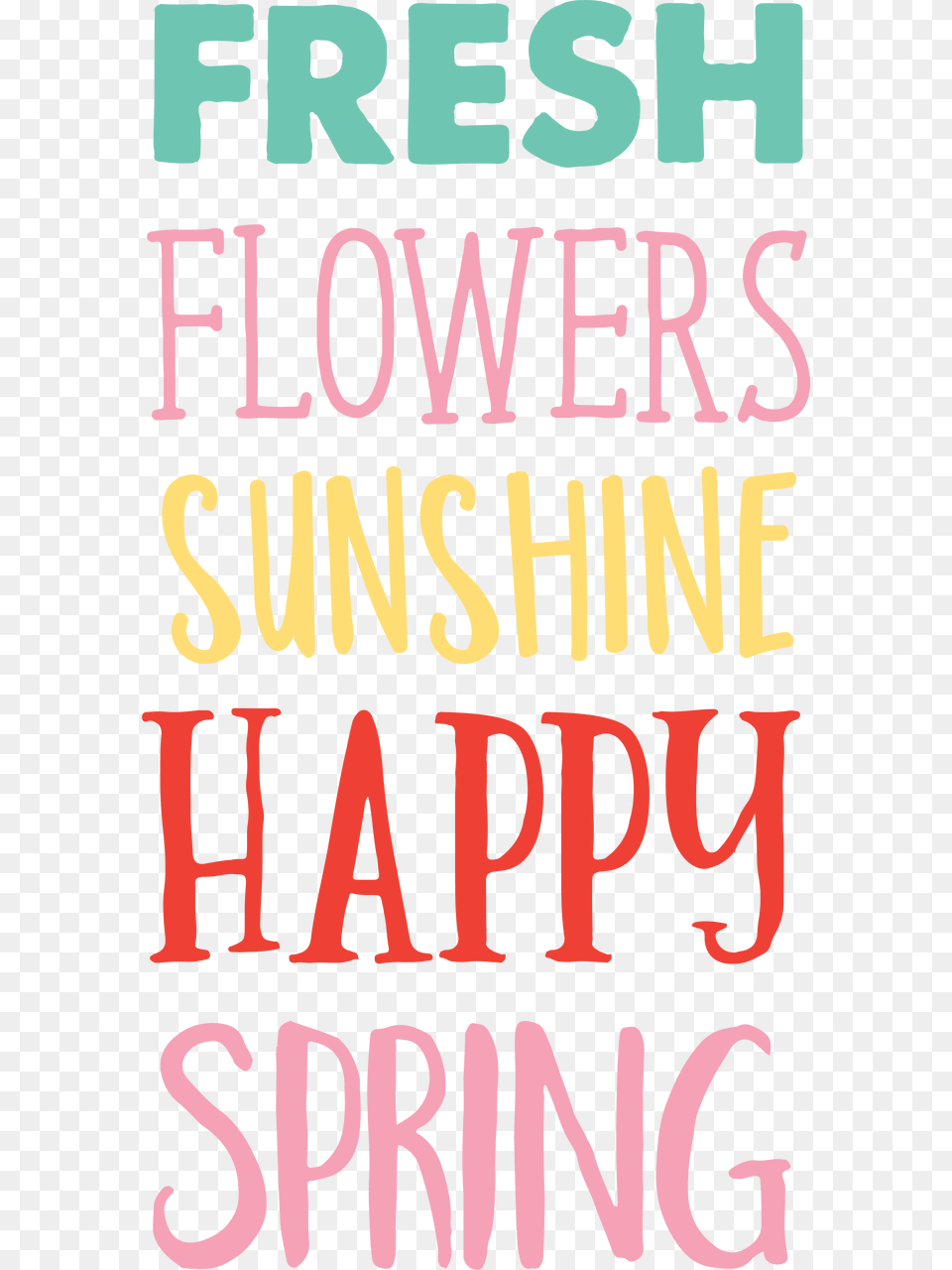 Words Spring Poster, Text, Book, Publication, Banner Free Transparent Png