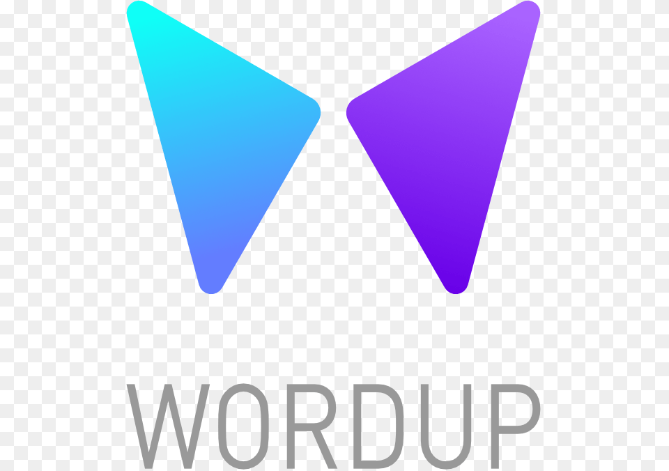 Wordup Triangle, Lighting, Purple, Text Free Png