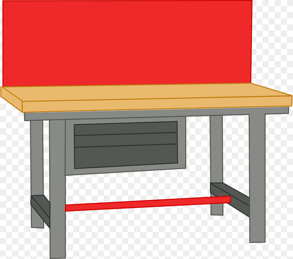 Work Bench Clipart, Desk, Furniture, Table, Drawer Free Png