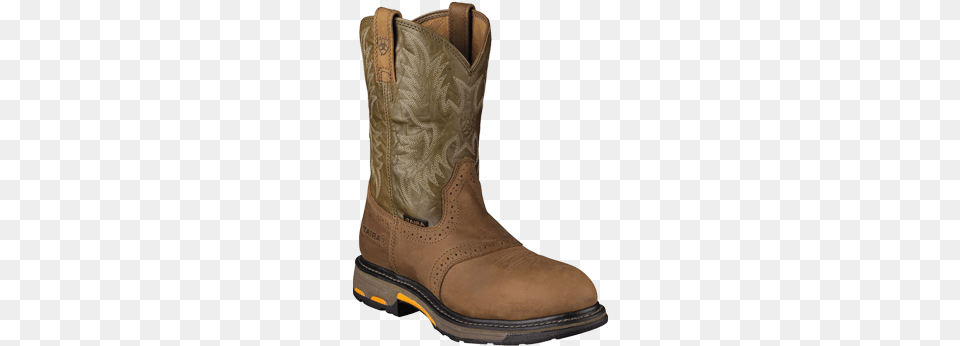Work Boots Mens Ariat Ds Aged Bark Workhog Composite Toe Boots, Boot, Clothing, Footwear, Cowboy Boot Free Png