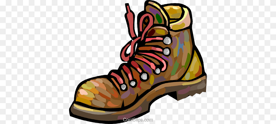 Work Boots Royalty Vector Clip Art Illustration, Clothing, Footwear, Shoe, Sneaker Png
