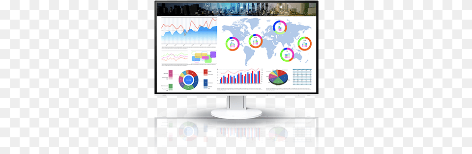 Work Four Times Bigger With This Large Flexscan, Computer Hardware, Electronics, Hardware, Monitor Free Transparent Png