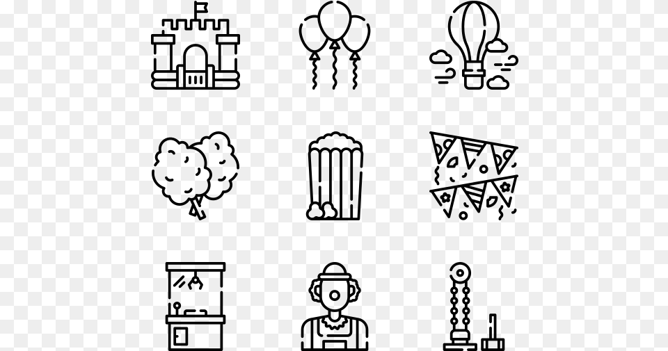 Work Icons, Gray Free Png