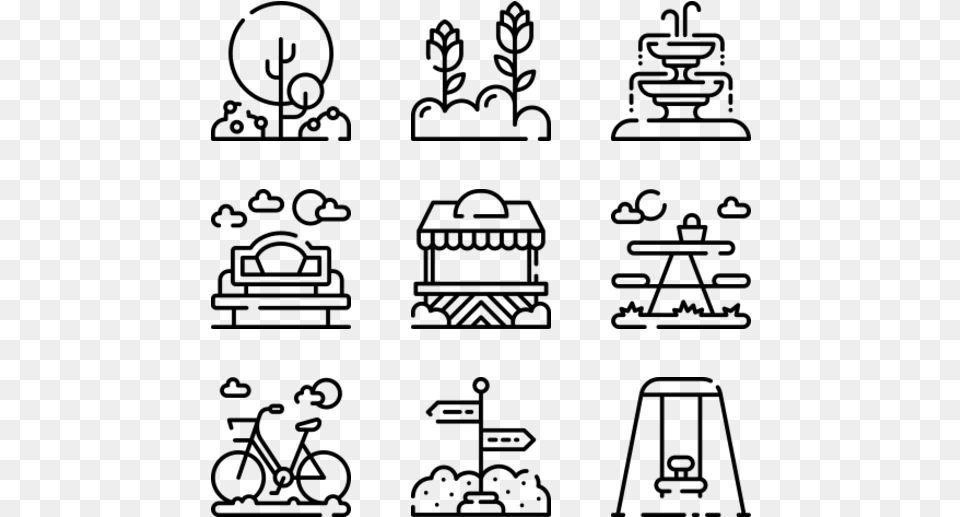 Work Icons, Gray Free Png