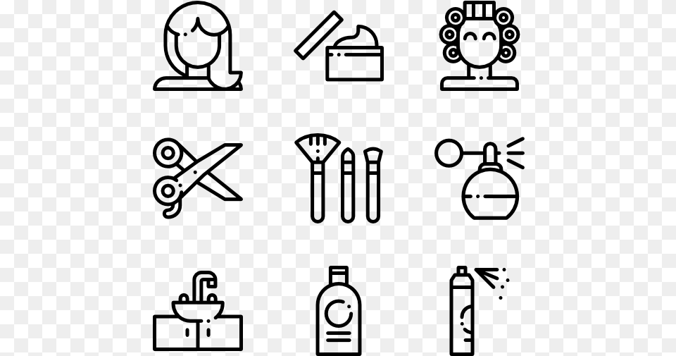 Work Icons, Gray Png