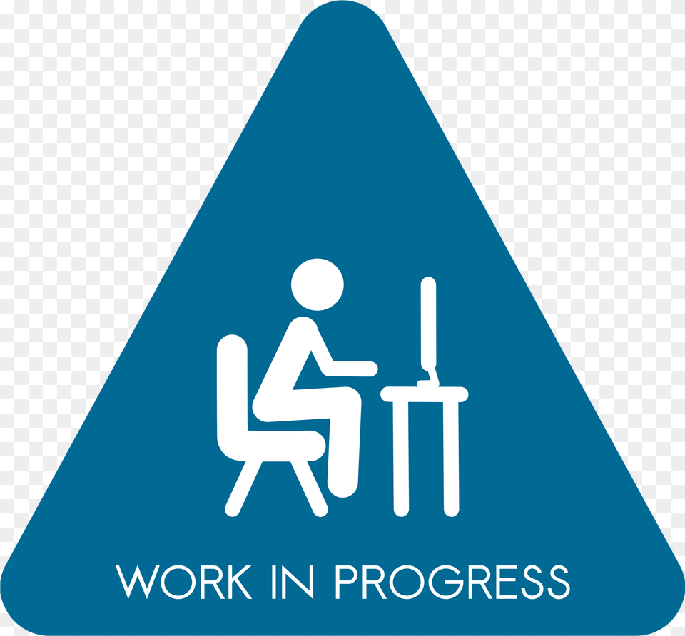 Work In Progress Computer, Sign, Symbol, Triangle, Road Sign Png