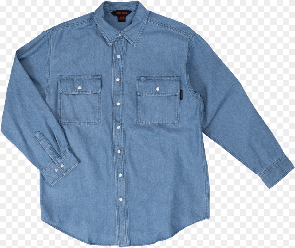 Work King Mens Snap Front Denim Shirt Indigo Front Button, Clothing, Jeans, Long Sleeve, Pants Free Png