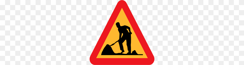 Work Man Workman Roadsign Icon, Sign, Symbol, Adult, Male Free Transparent Png