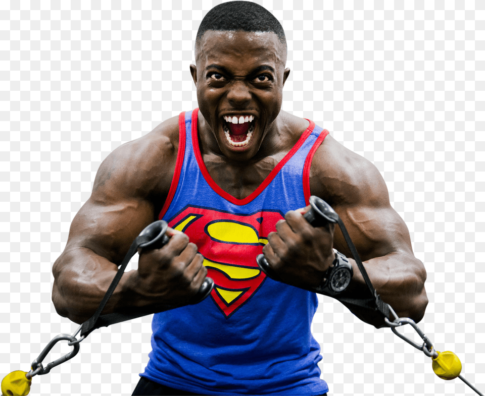 Work Out With Wired Headphones Free Png
