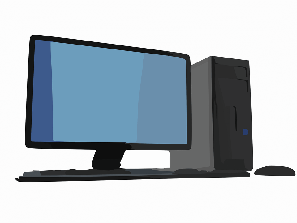 Work Place Clipart, Computer, Desktop, Electronics, Pc Png Image