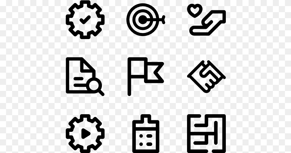 Work Productivity Icons Work Line Icon, Gray Png Image