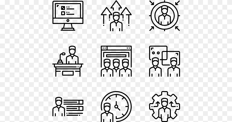 Work Vector Icon, Gray Png