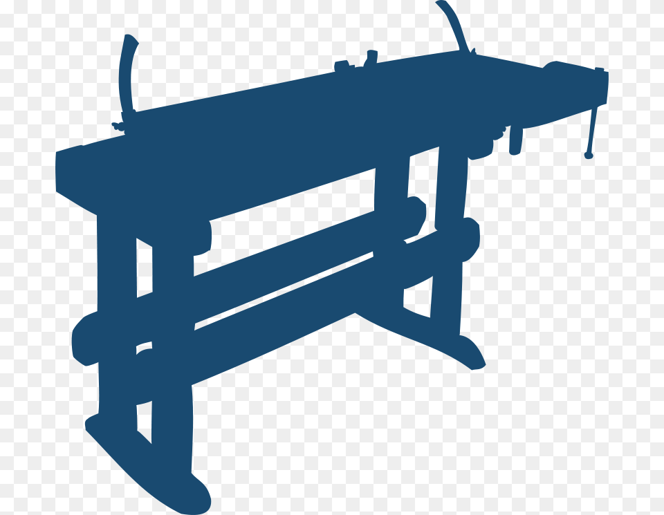 Workbench Silhouette, Furniture, Table, Desk Free Png