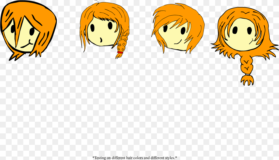 Worked On Some Of The Hair Styles For The Female Character Cartoon, Book, Comics, Publication, Person Png