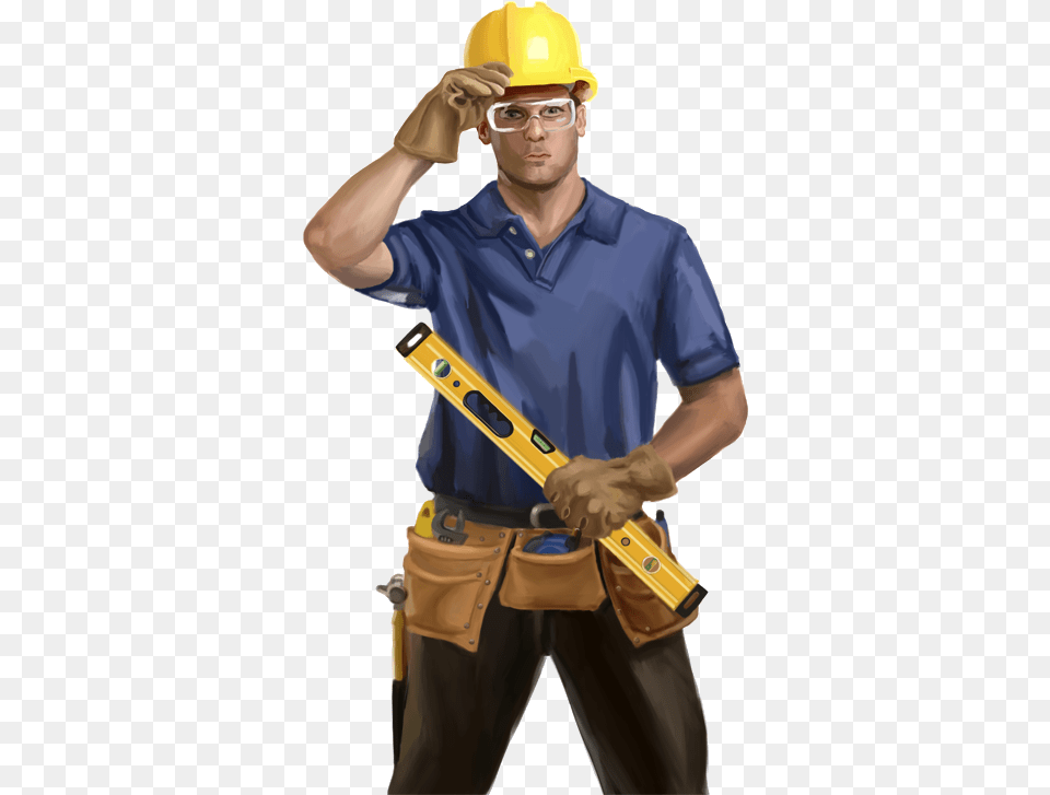 Worker, Clothing, Hardhat, Helmet, Person Free Transparent Png