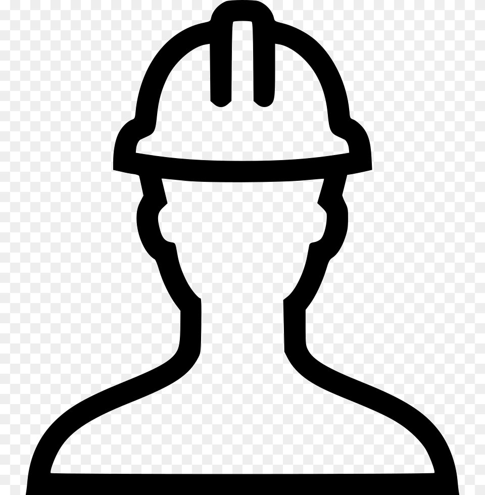 Worker, Clothing, Hardhat, Helmet, Stencil Png Image