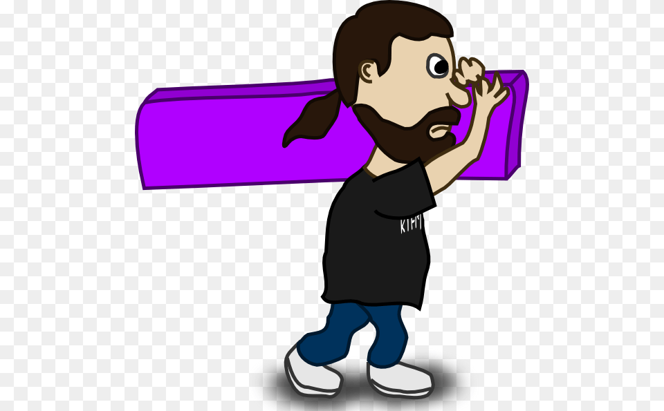 Worker Carrying Clip Art, Baby, Person, Purple, Face Free Png