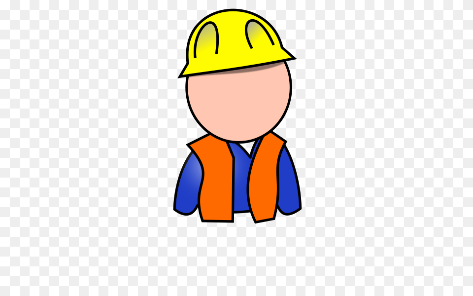 Worker Clip Arts For Web, Clothing, Hardhat, Helmet, Vest Free Png