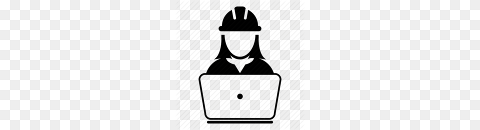 Worker Clipart, Stencil, Bag, Text, Person Free Transparent Png