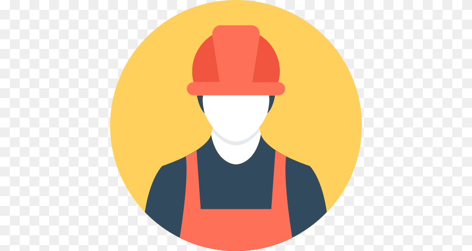 Worker Co Worker Consultant Icon With And Vector Format, Clothing, Hardhat, Helmet, Person Free Transparent Png