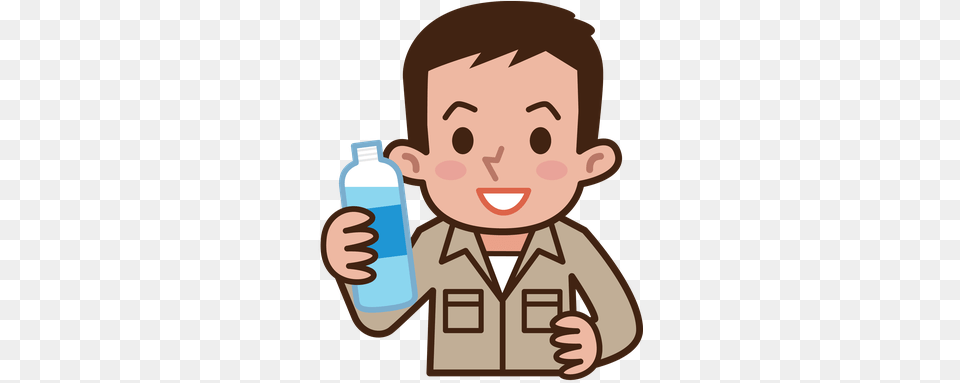 Worker Drinking Water, Hand, Body Part, Person, Finger Free Png Download