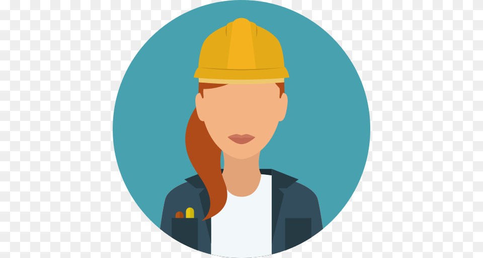 Worker Icon, Helmet, Clothing, Hardhat, Person Free Png