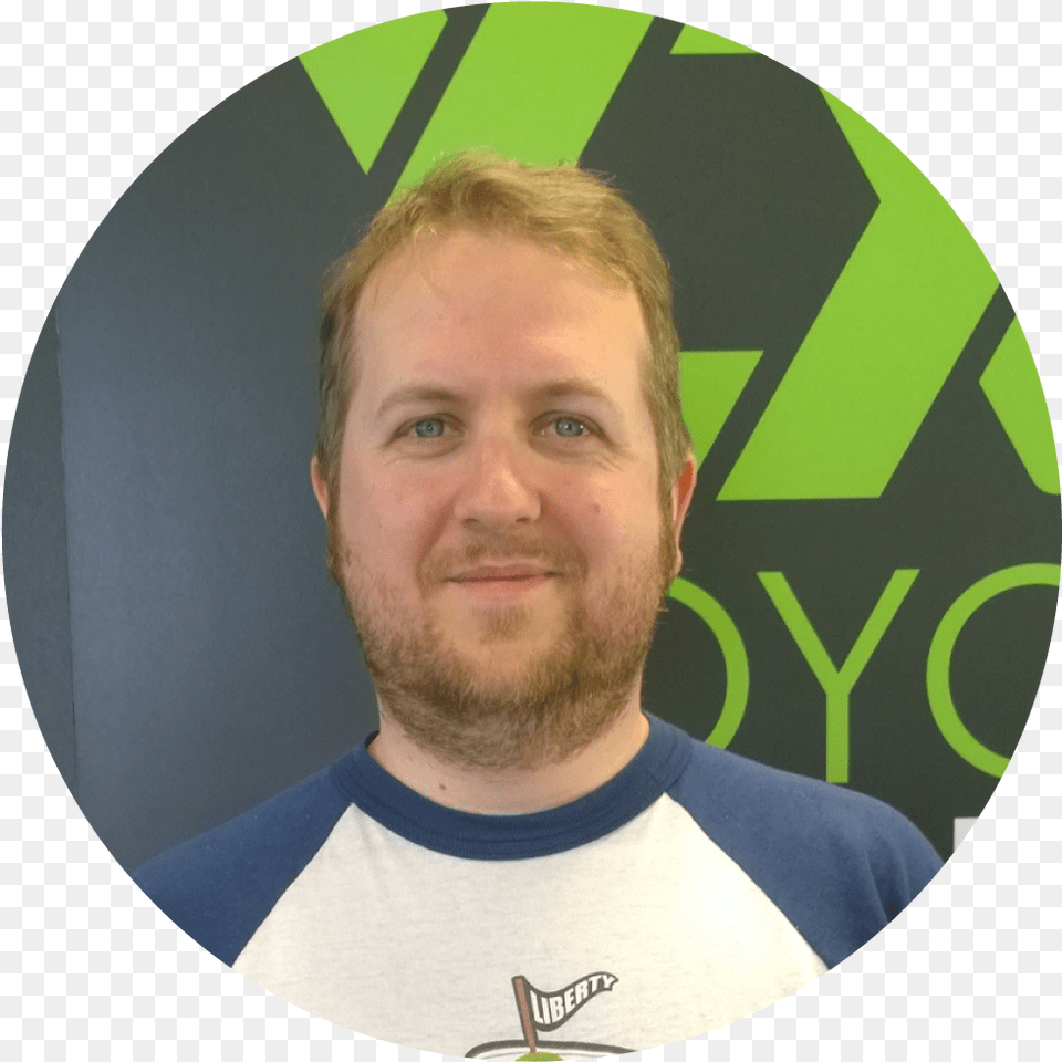 Working At Yoyo Games Daniel Cleaton Qa Manager Yoyo Circle, Adult, Portrait, Photography, Person Free Transparent Png