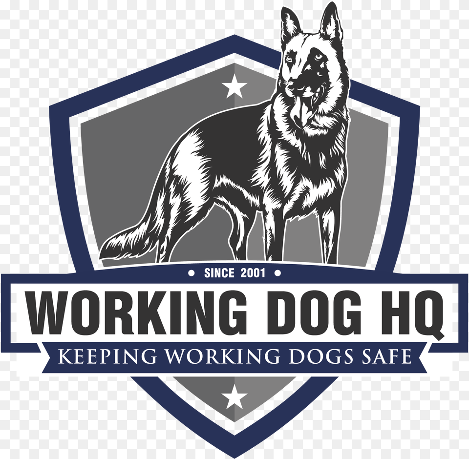 Working Dog Hq Police Dog, Logo, Animal, Canine, Mammal Free Png Download