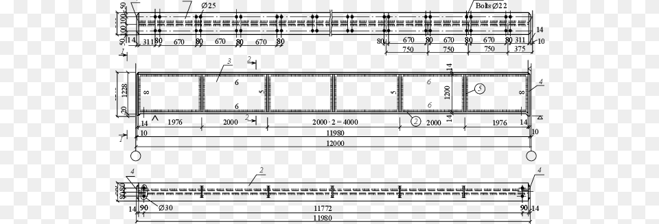 Working Drawing Of A Beam Drawing, Chart, Plot, Diagram, Plan Free Png Download