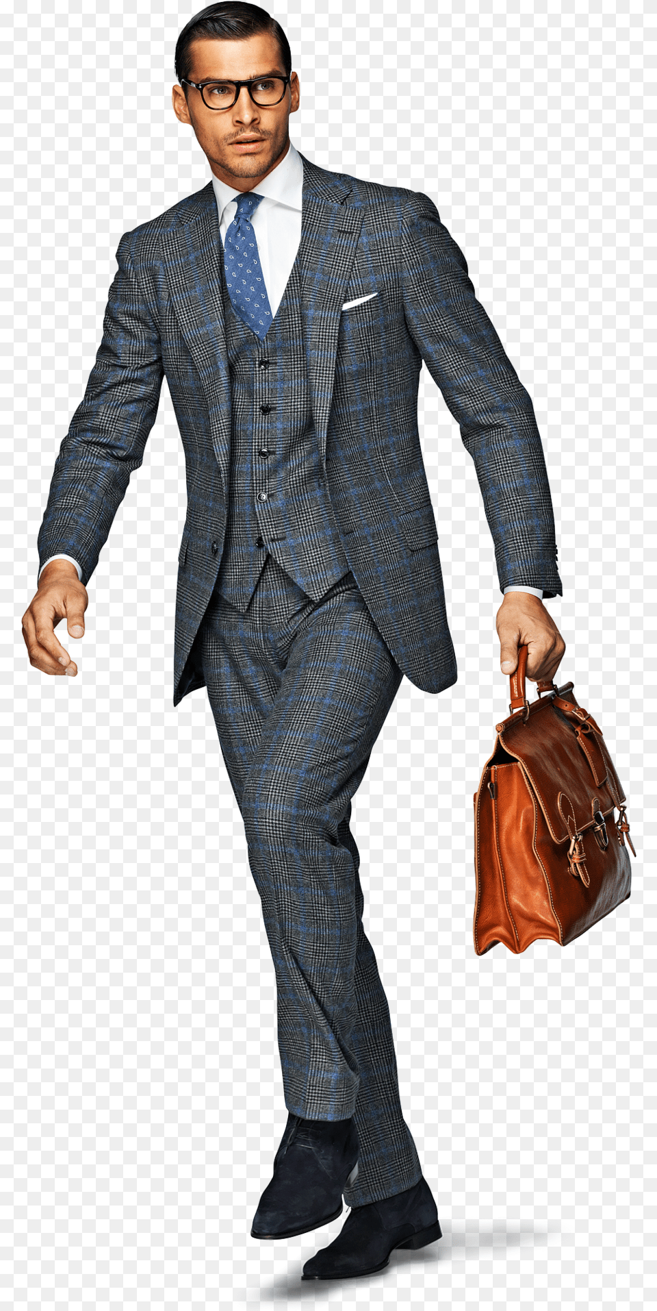 Working Man In Suit, Jacket, Bag, Blazer, Clothing Png
