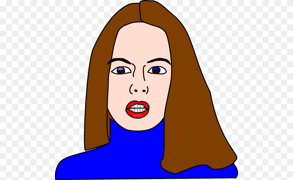 Working Mom Clipart, Adult, Face, Female, Head Png