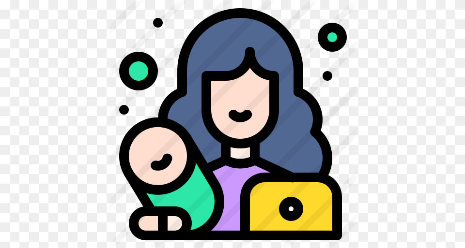 Working Mother People Icons Dot, Art Free Png Download