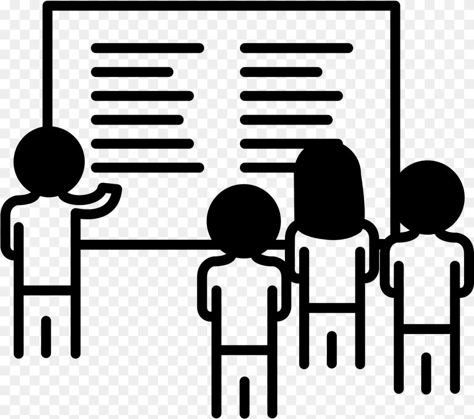 Working Session Icon Stand Up Meeting Icon, Gray Free Png