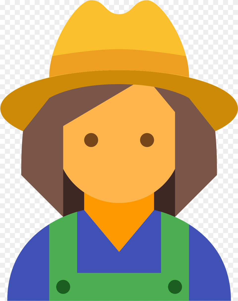 Working Vector Farmer Farmer, Clothing, Hat, Sun Hat, Baby Free Png Download