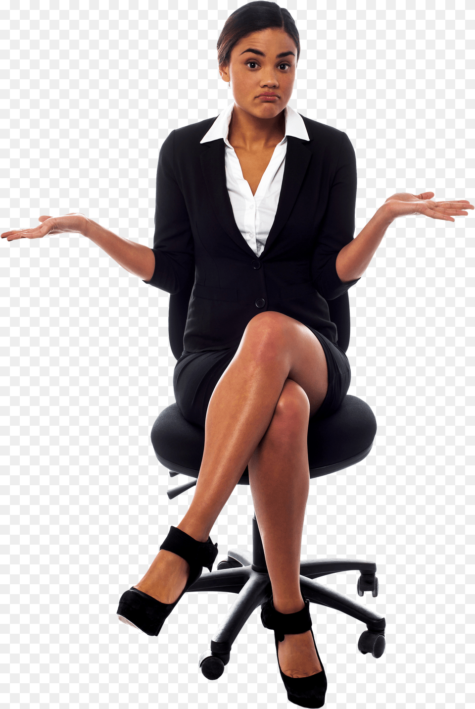 Working Women Royalty Women Sitting In Chairs, Shoe, Person, Jacket, High Heel Free Transparent Png