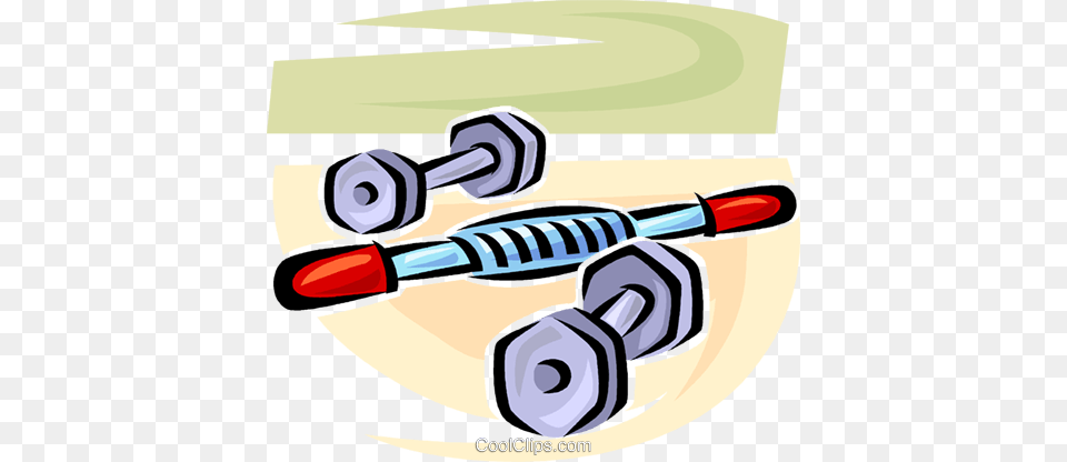 Workout Equipment Royalty Vector Clip Art Illustration, Smoke Pipe, Device, Grass, Lawn Free Png Download