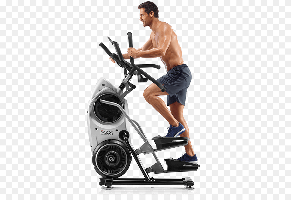 Workout Machine Photo Bowflex Max Trainer, Adult, Male, Man, Person Png