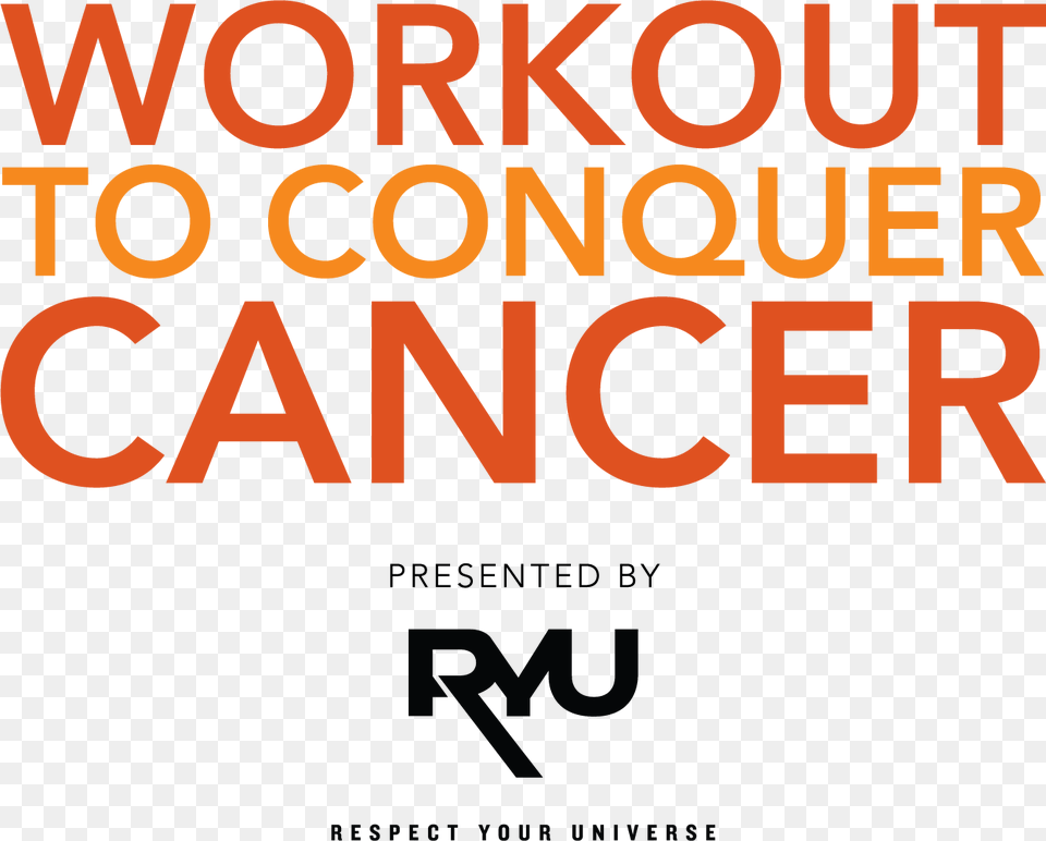 Workout To Conquer Cancer, Advertisement, Poster, Text Free Png