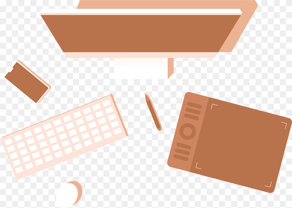 Workplace Clipart, Computer, Computer Hardware, Computer Keyboard, Electronics Free Png