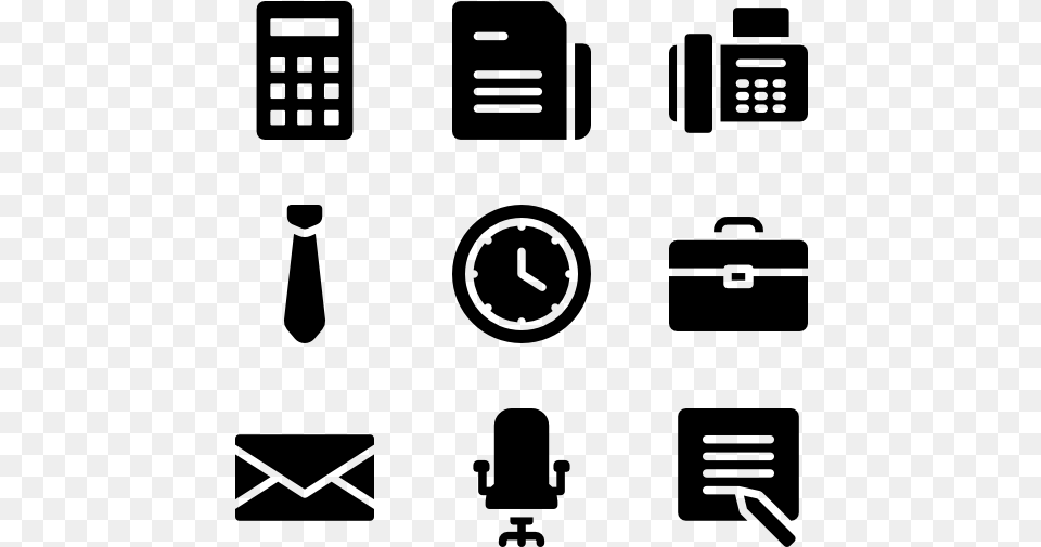 Workplace Icon, Gray Free Transparent Png