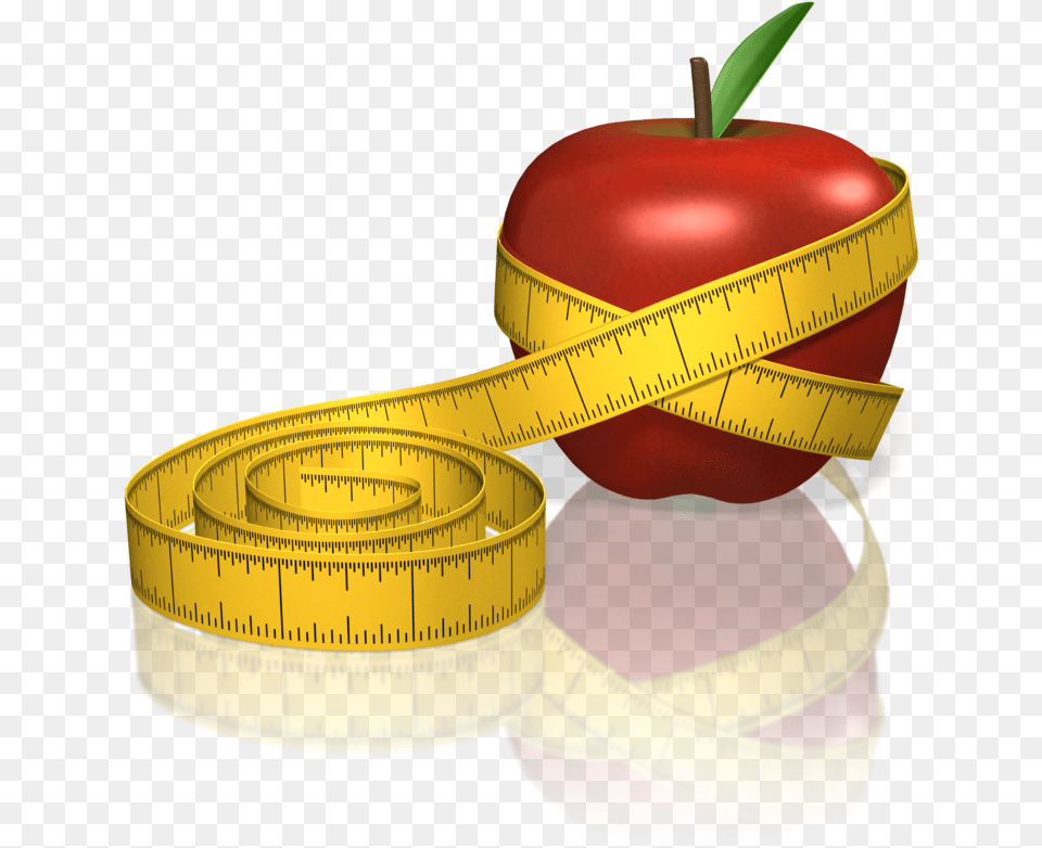 Workplace Wellness Tax Ramifications Apple With Measuring Tape, Chart, Plot, Measurements, Produce Png