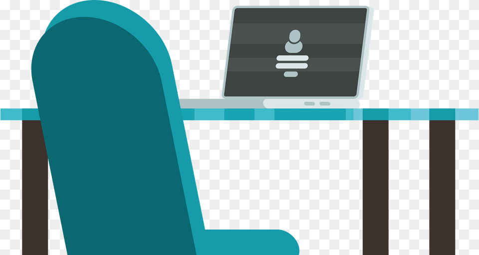 Workplace With Laptop Clipart, Computer, Electronics, Pc, Computer Hardware Free Transparent Png