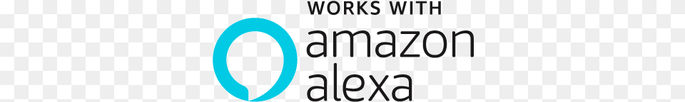 Works With Amazon Alexa Circle, Text, Blackboard, Logo Free Png Download