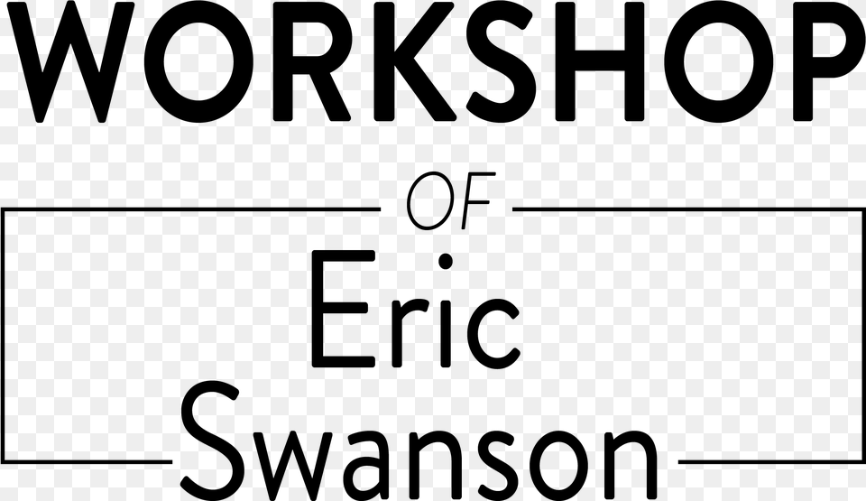 Workshop Of Eric Swanson Calligraphy, Gray Free Png