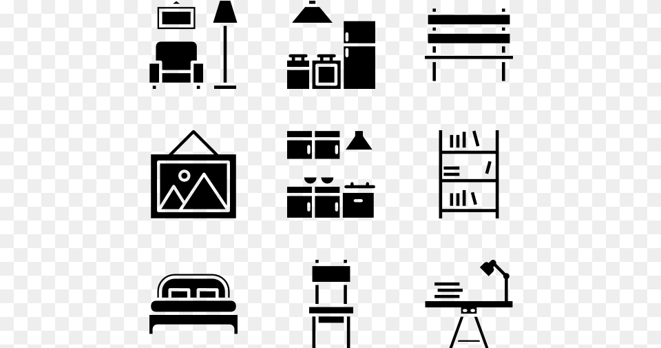 Workspace Icon, Gray Png Image