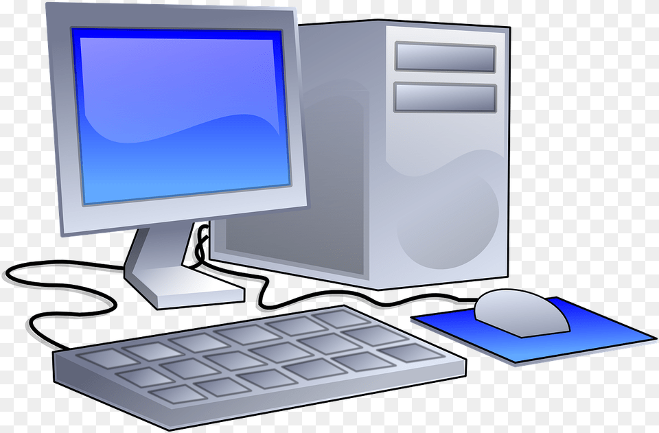 Workstation Computer Office Desktop Hardware Computer Clipart, Electronics, Pc, Computer Hardware, Monitor Free Png Download