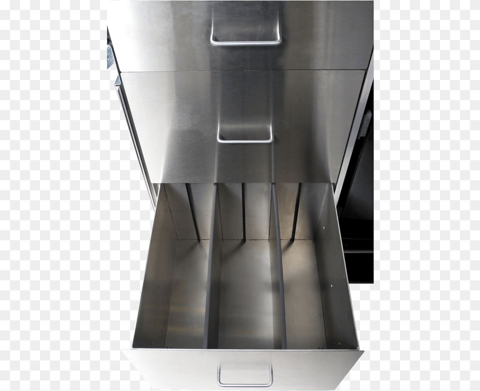 Workstation With 3 Drawers Table Amp Refrigerator Escalator, Drawer, Furniture, Aluminium Free Png Download