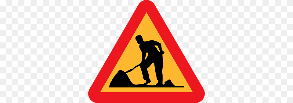 Workzone Sign, Symbol, Adult, Male Png