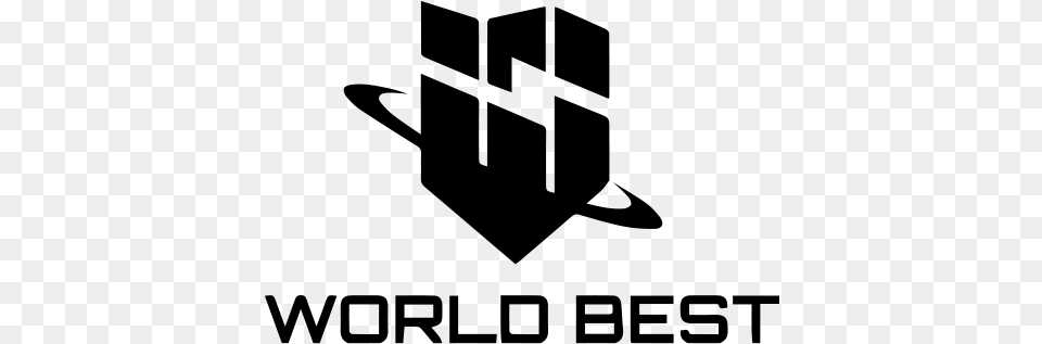 World Best Gaming Logo, Gray Png